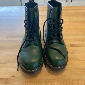 Dr. Martens Forest Green Boots